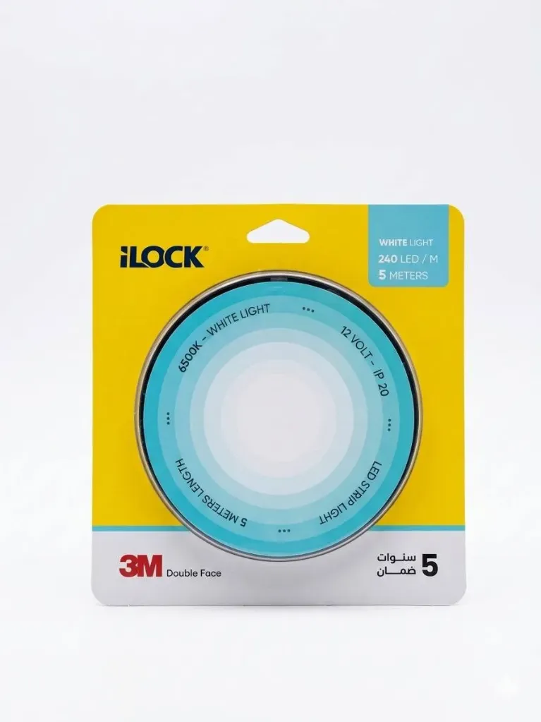 ليد بروفيل 12V 240D I LOCK (ابيض)