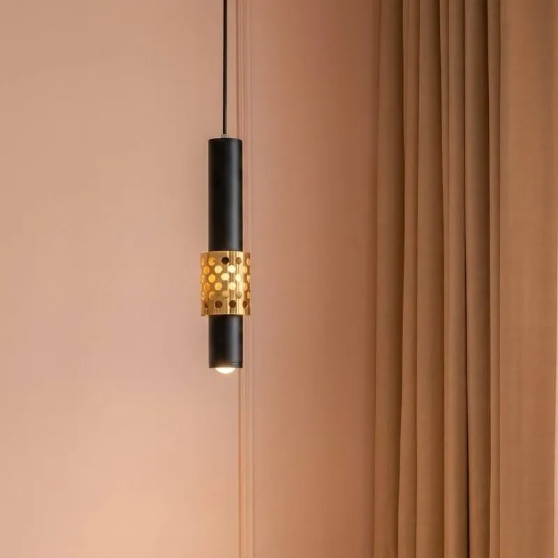 معلقة سلندر ليد-إضاءة كول-30CM/BK D573A